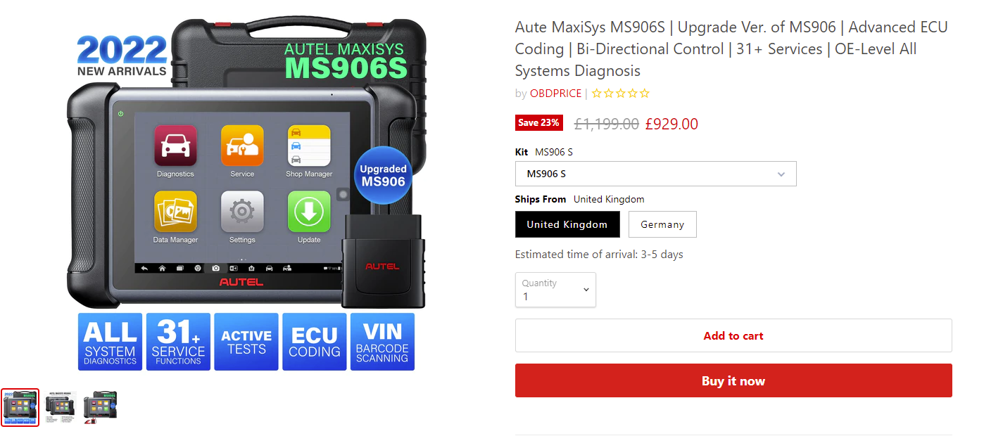 AUTEL MAXISYS MS906S