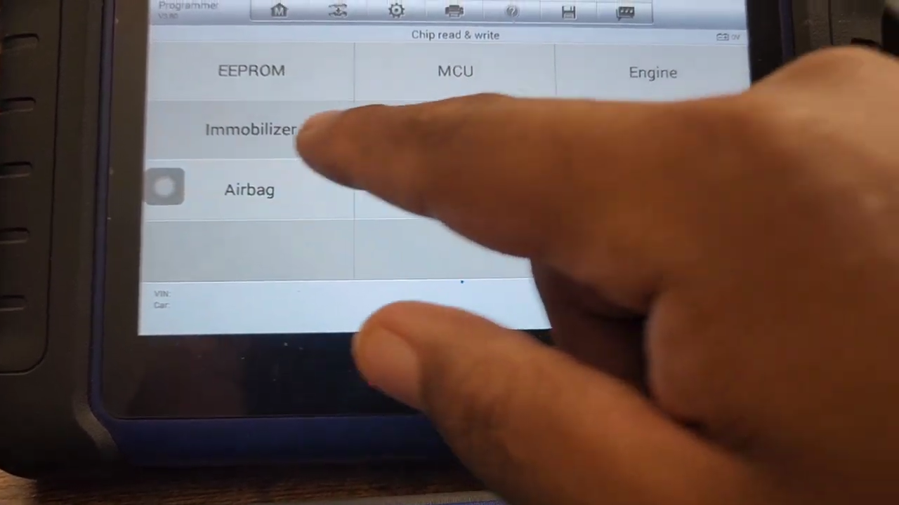 Autel IM508S key programming tablet program BWM EWS3 step 2