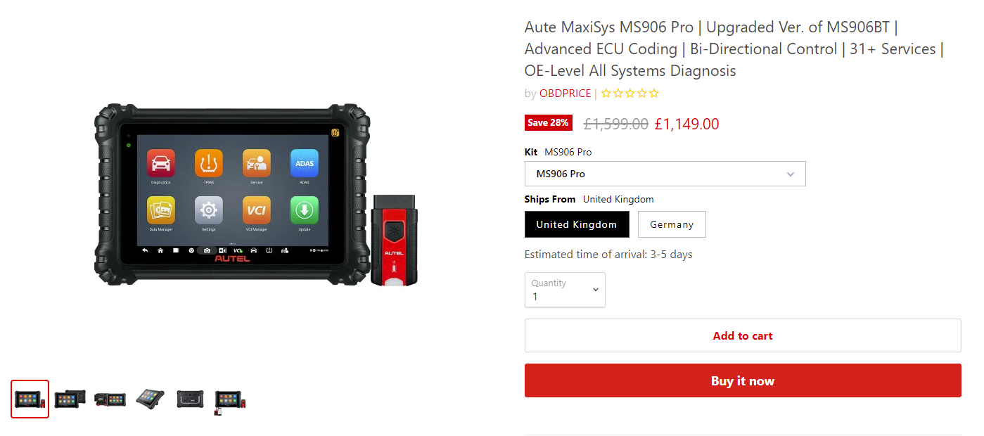 AUTEL MAXISYS MS906 PRO