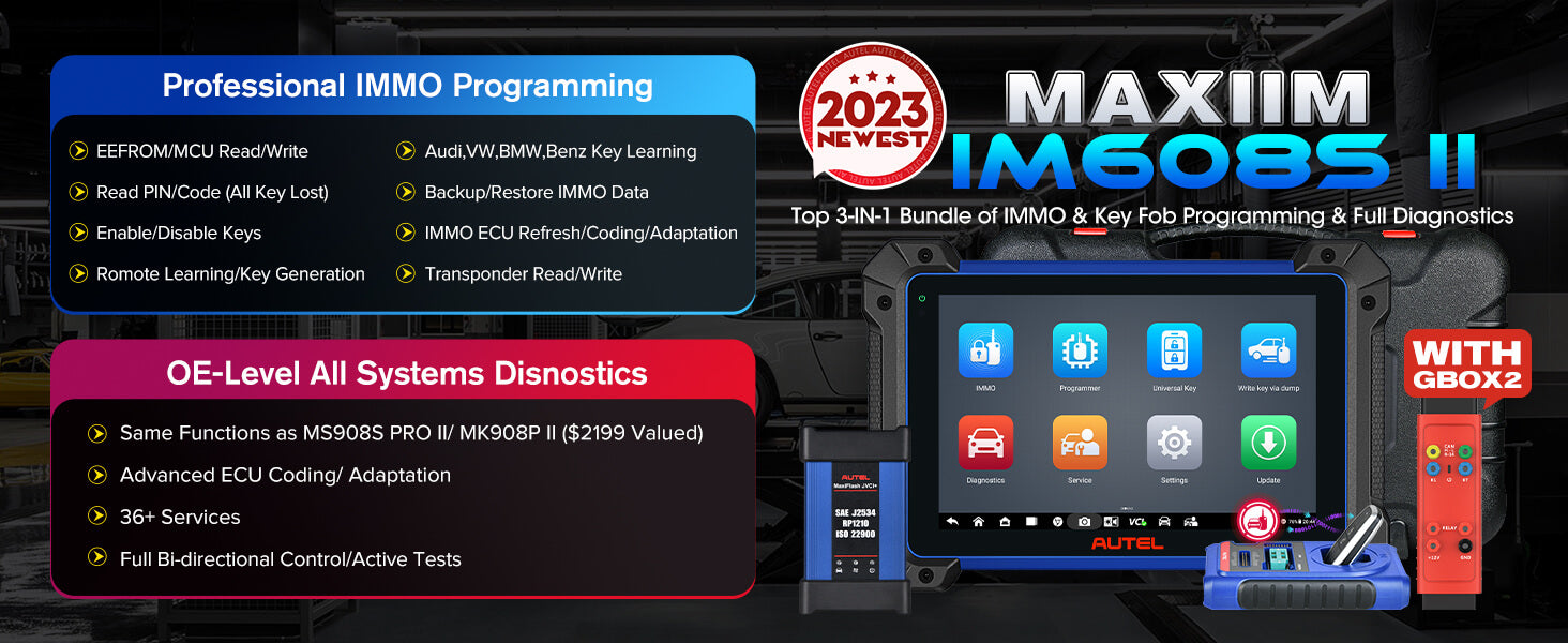 The function of Autel MaxiIM IM608 Pro II