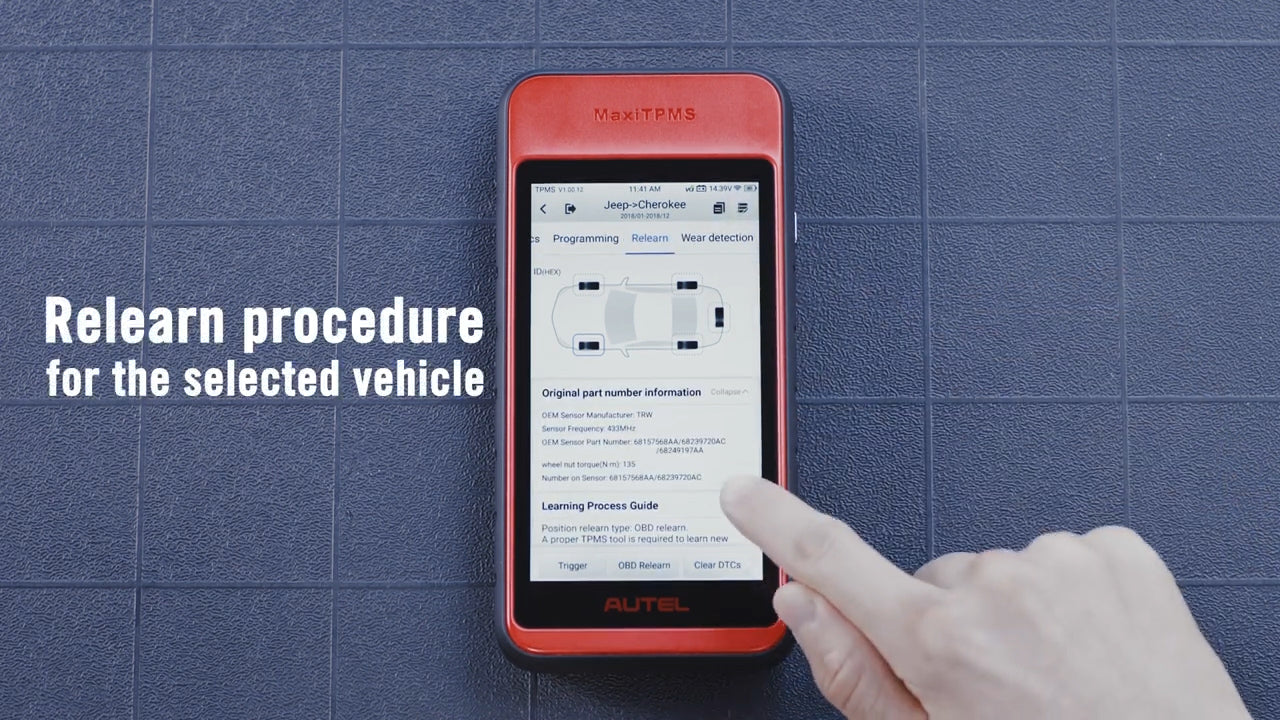 TPMS Relearn Function with Autel MaxiTPMS ITS600