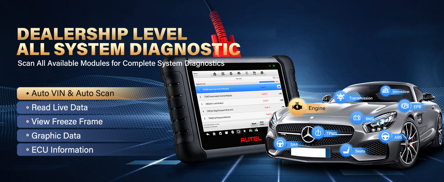 The supplement of Autel 808 series diagnostic scanner function