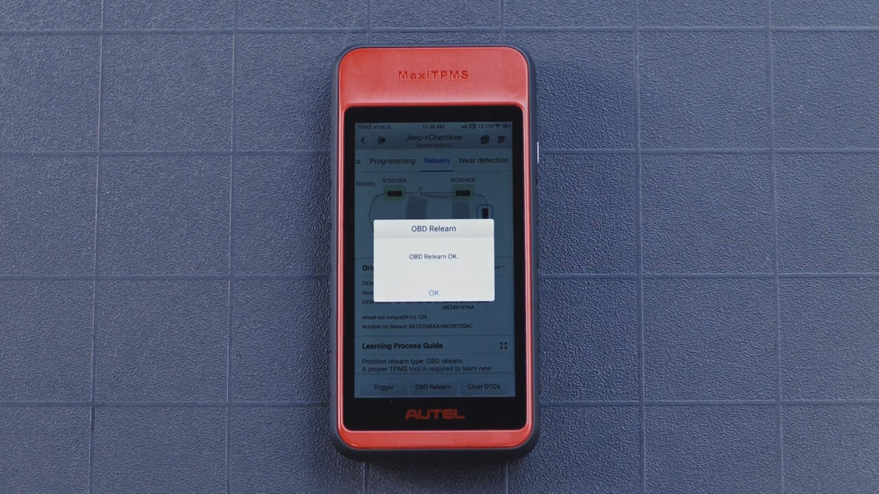 TPMS Relearn Function with Autel MaxiTPMS ITS600