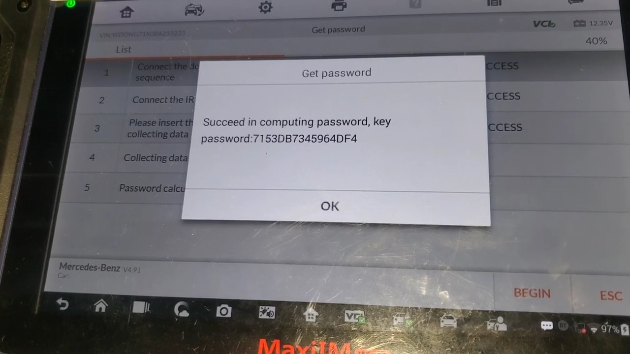 Autel IM608 and XP400 Pro all key lost step 5