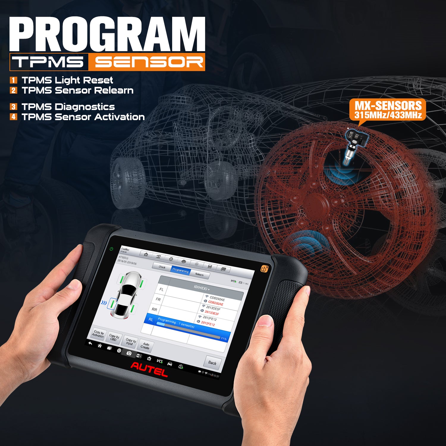 Autel Maxisys MS906TS tpms function