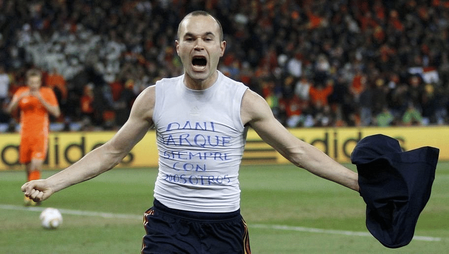 Iniesta&rsquo;s Dedicates The World Cup to Dani Jarque