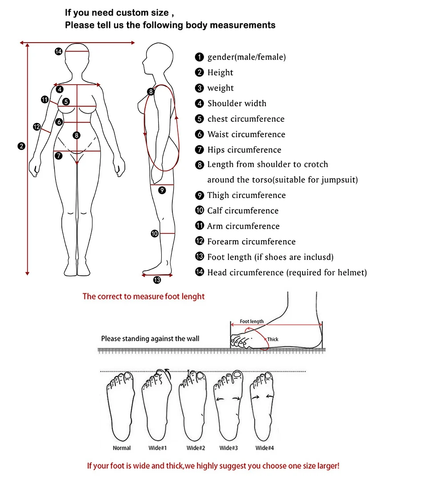 Astricos size guide