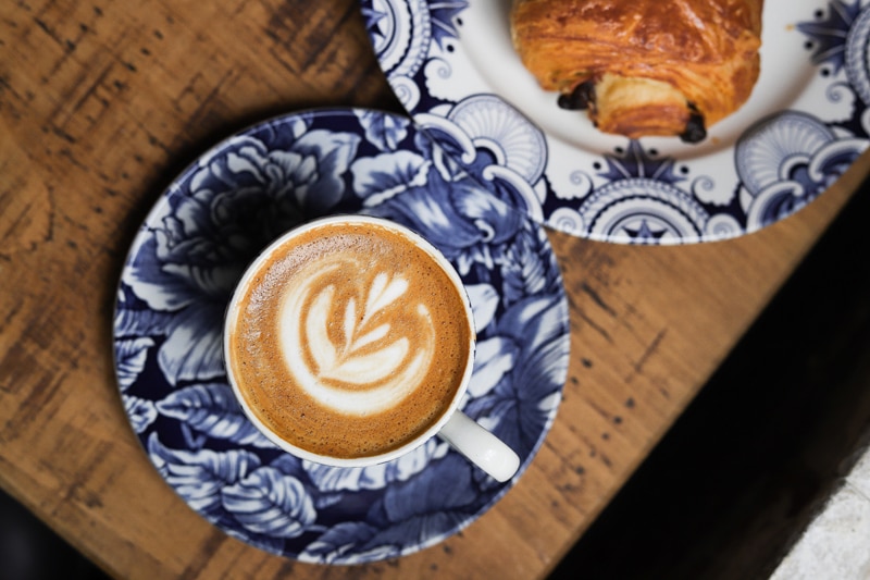 Burleigh Collection One - latte and pain au chocol