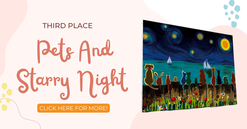 Pets And Starry Night 
