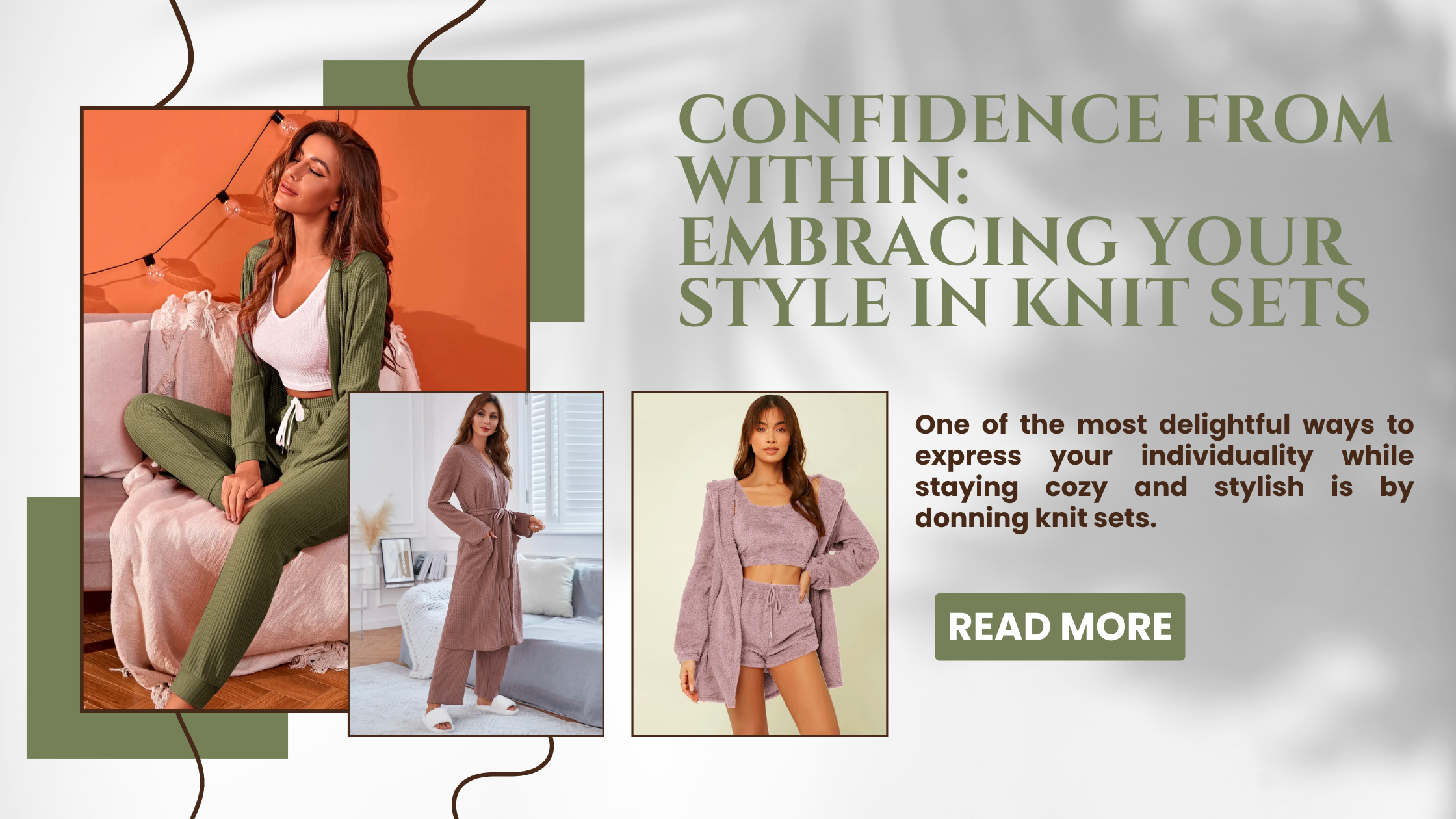 cozy knit set