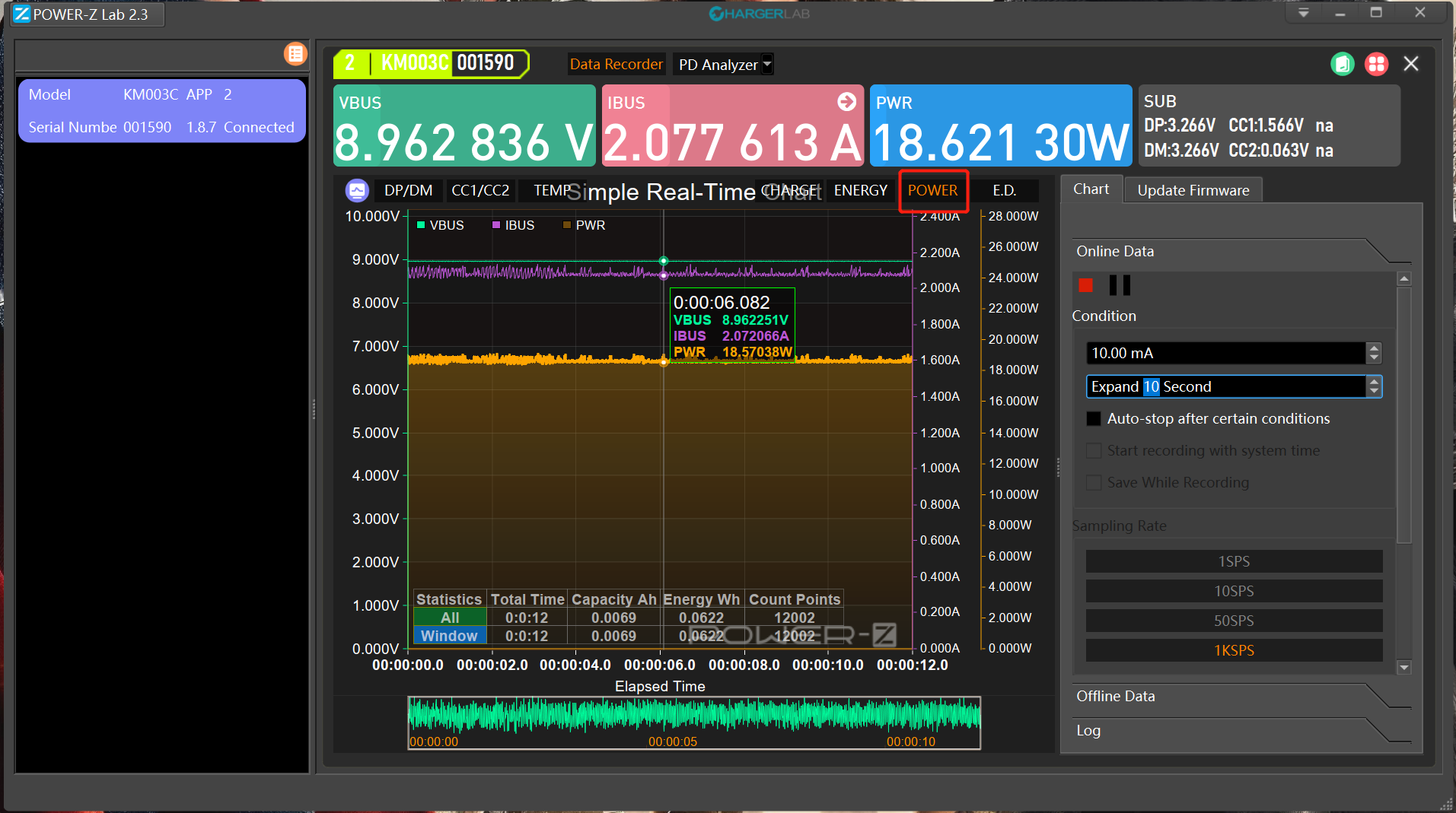 How to Monitor Wireless Charging Power with ChargerLAB POWER-Z KM003C-POWER-Z