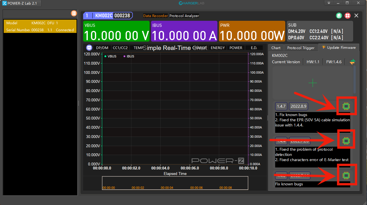 How to Update The Firmware of ChargerLAB POWER-Z KM003C/KM002C PD3.1 Tester?-POWER-Z