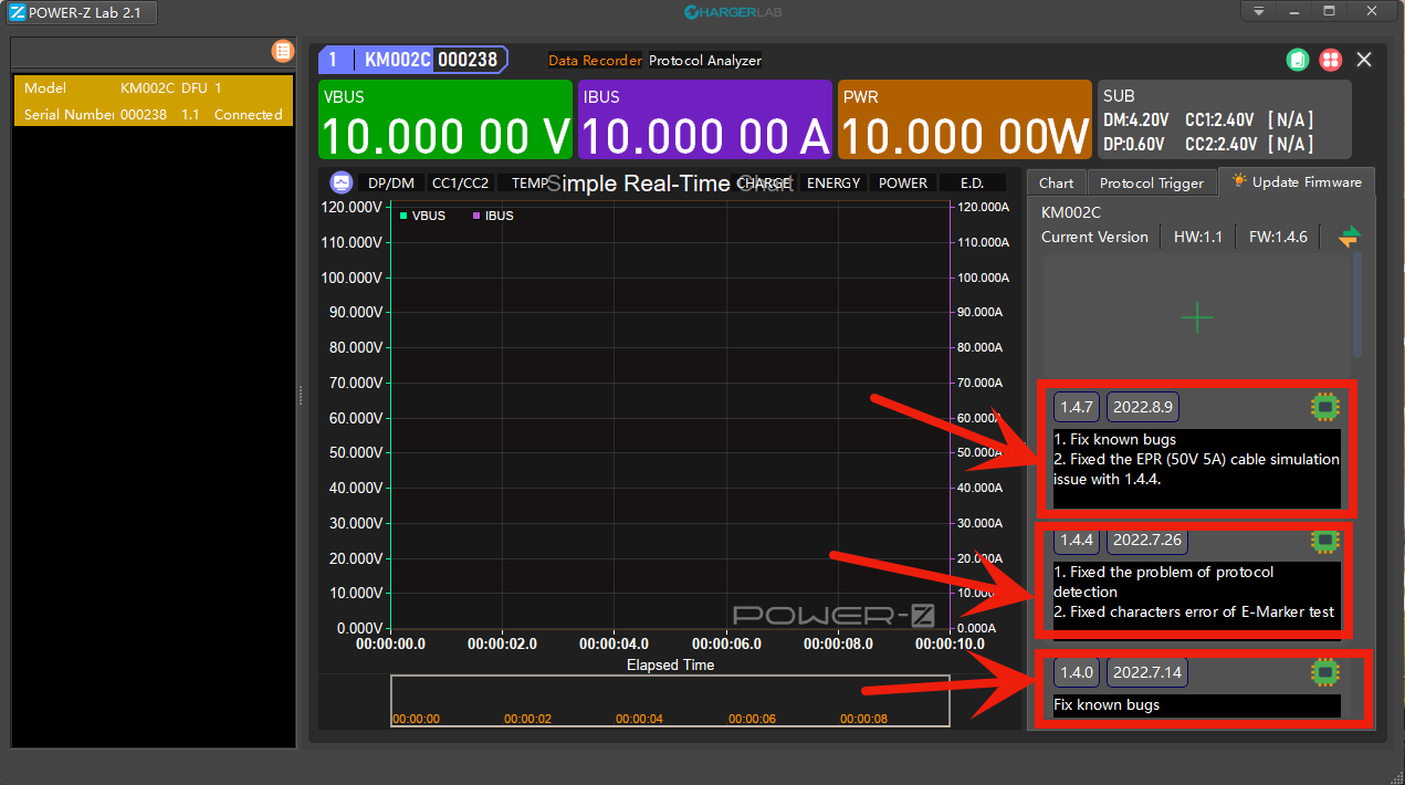 How to Update The Firmware of ChargerLAB POWER-Z KM003C/KM002C PD3.1 Tester?-POWER-Z