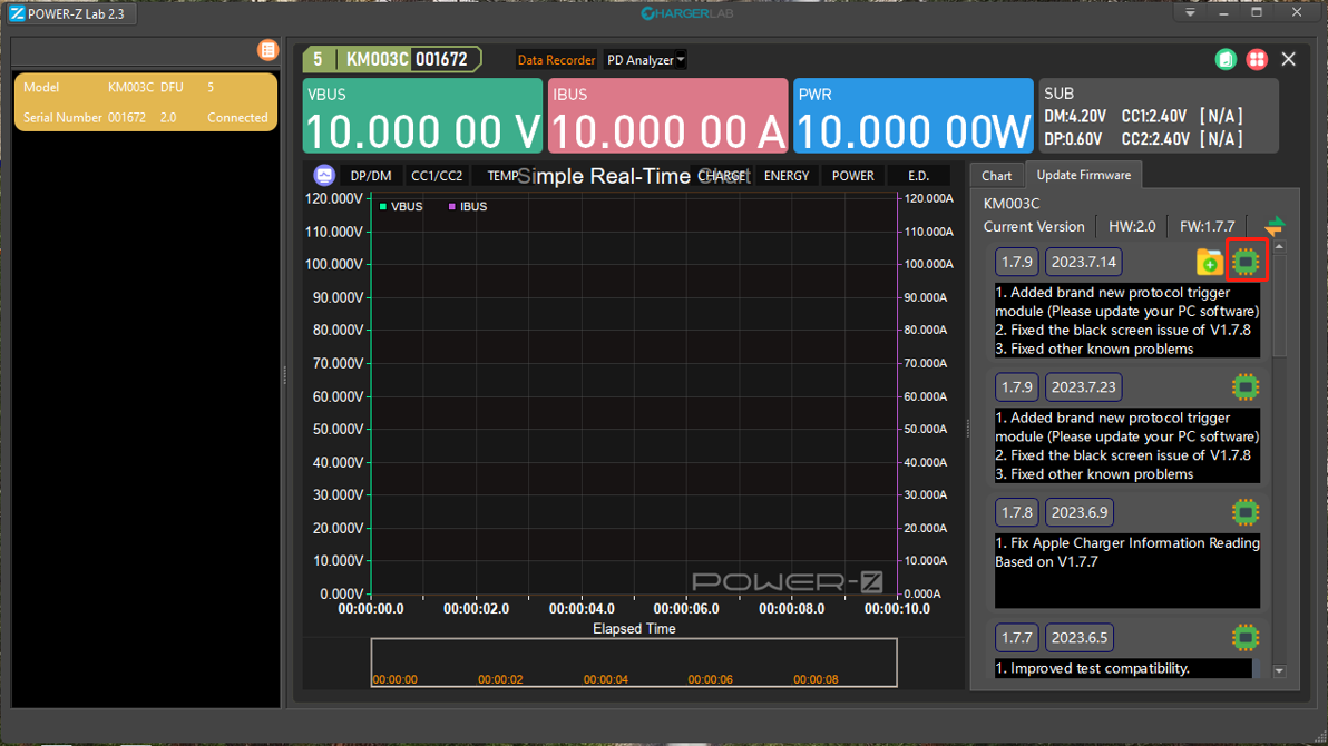 V1.9.3 | The New Software Version of POWER-Z KM003C-POWER-Z