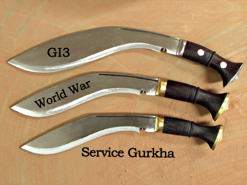 pure handmade primitive kukris