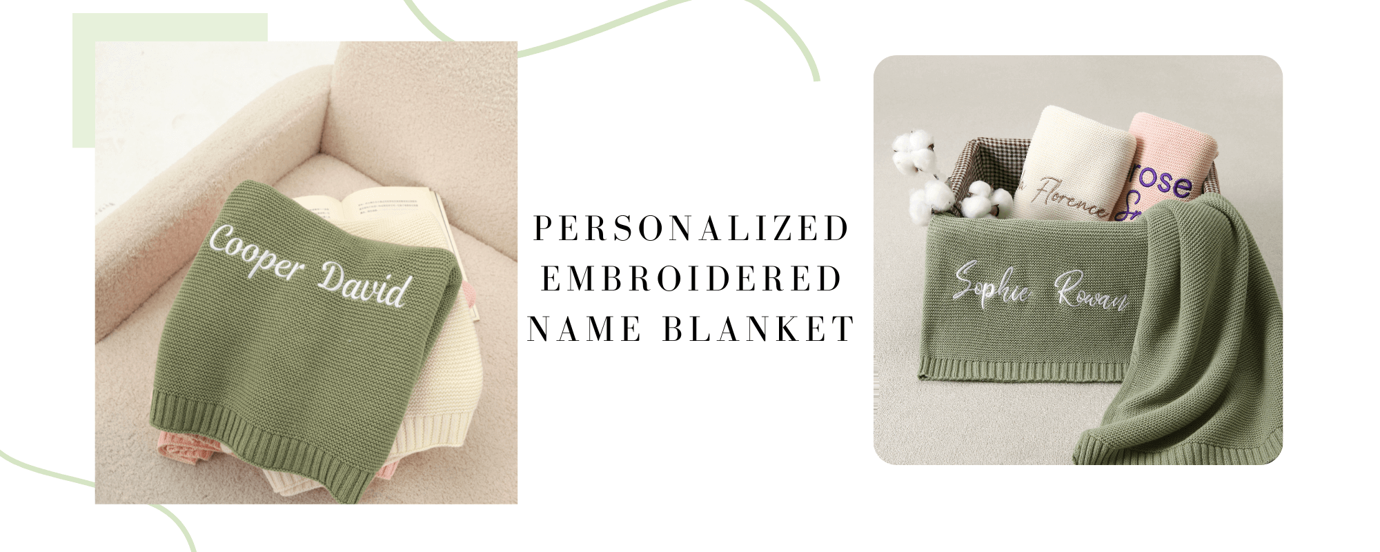 Personalized Embroidered Name Blanket