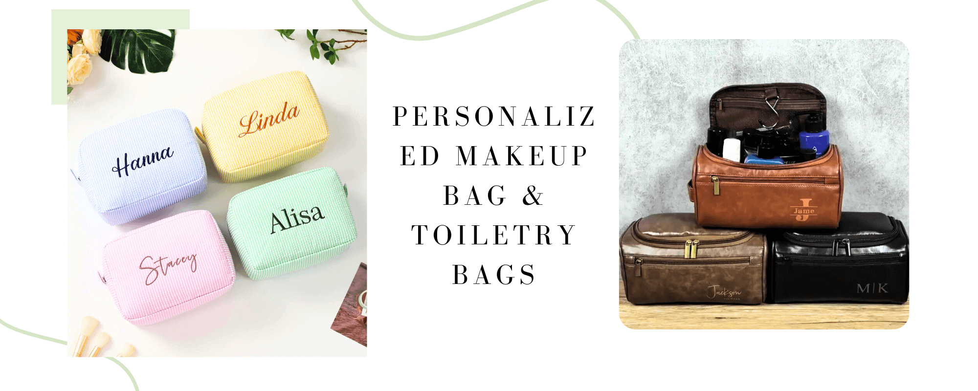 Personalized Birthday Gifts That Never Miss- Personalized Makeup Bag &amp; Toiletry Bags
