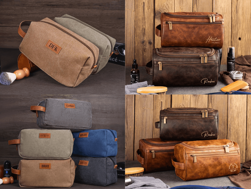 Stylish and practical. These make travel-ready toiletry bags even more special.