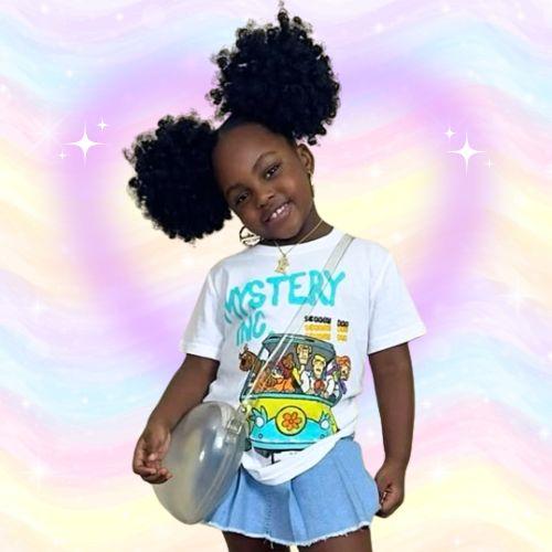 Cute afro puffs for girls