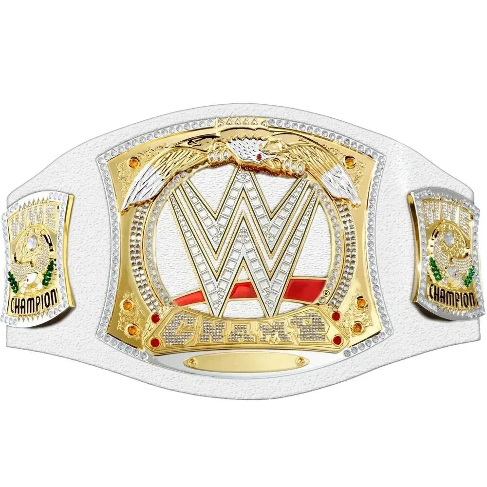 John Cena White Spinner Championship Replica Title Belt