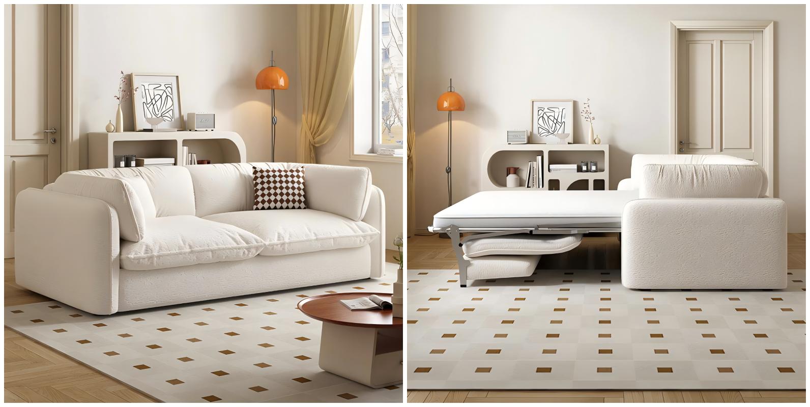 Sofa bed's dual-purpose functionality
