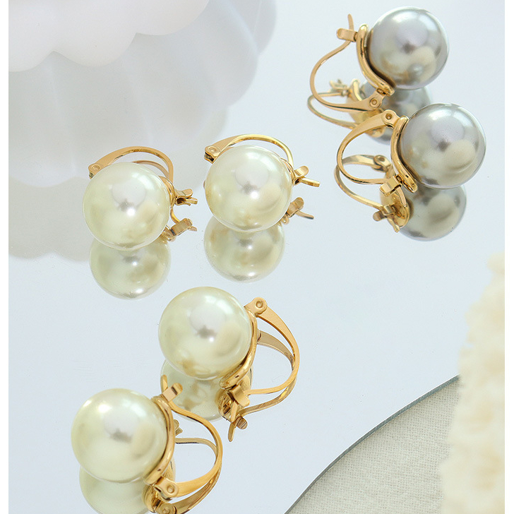 Bold Pearl Hoops-指定款式5