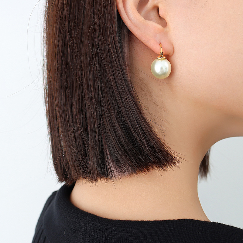 Bold Pearl Hoops-指定款式5