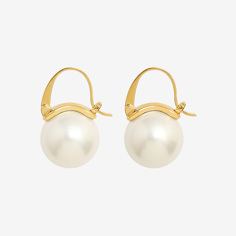 Bold Pearl Hoops-指定款式5