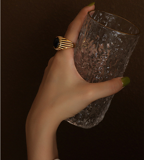 Vintage Greek Style Opal Ring-测试指定款式