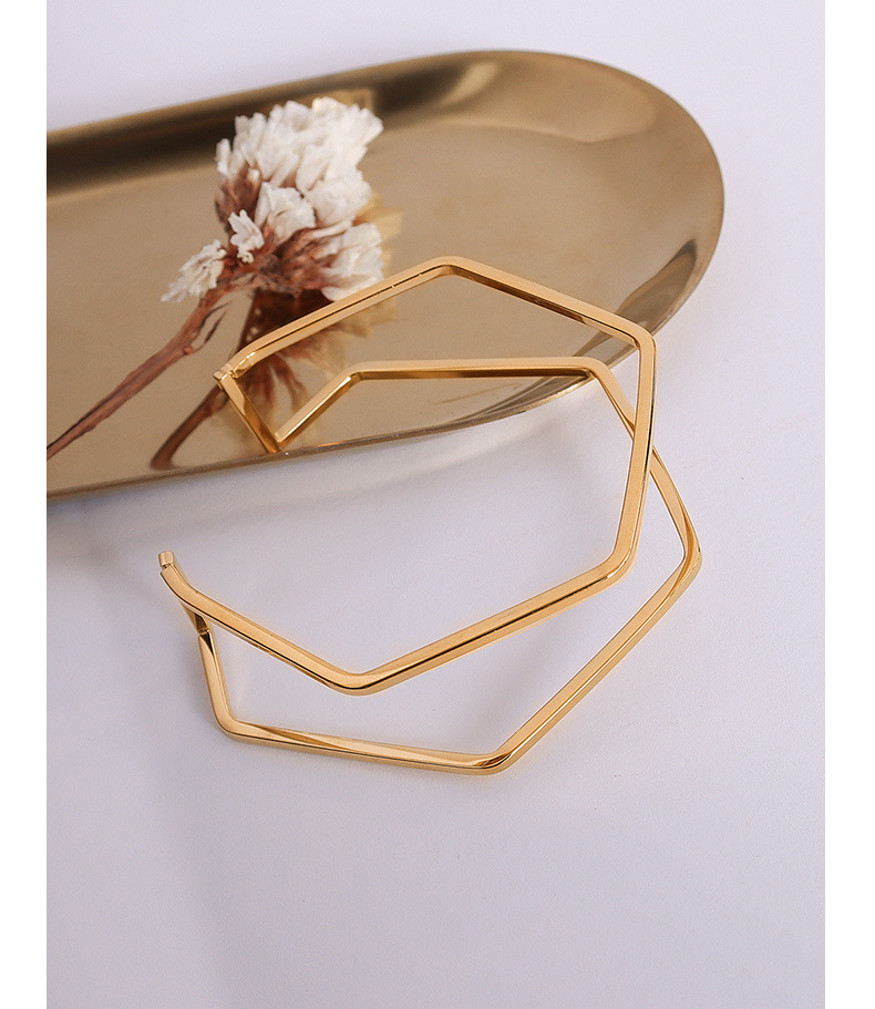 Double Layer Asymmetric Prominent Cuff Bracelet-指定款式3-M折活动
