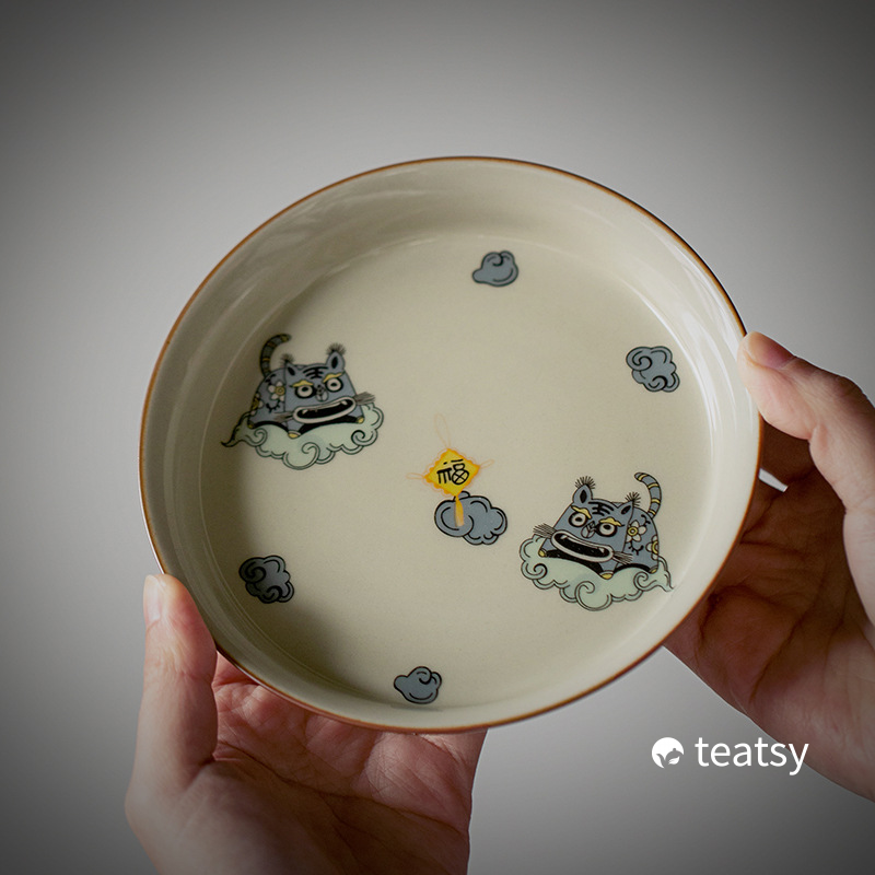 “Flying Tiger” Ceramic Tea Tray-TeaTsy - For A Good Cup of Tea