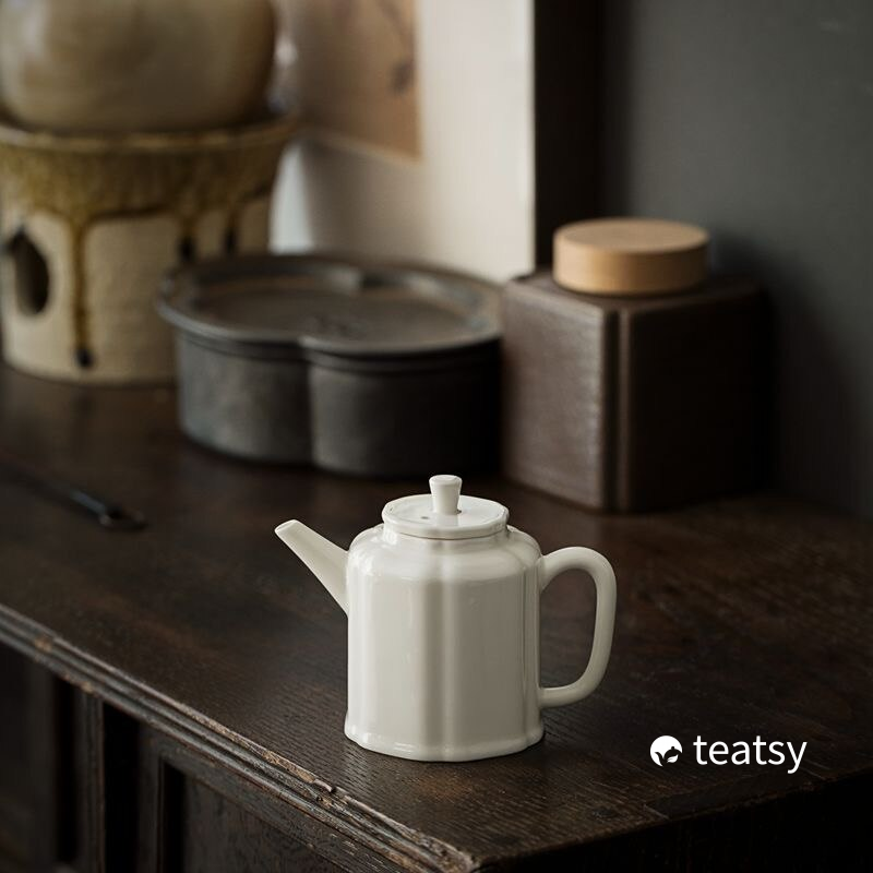 Single Dehua White Porcelain Teapot-TeaTsy - For A Good Cup of Tea