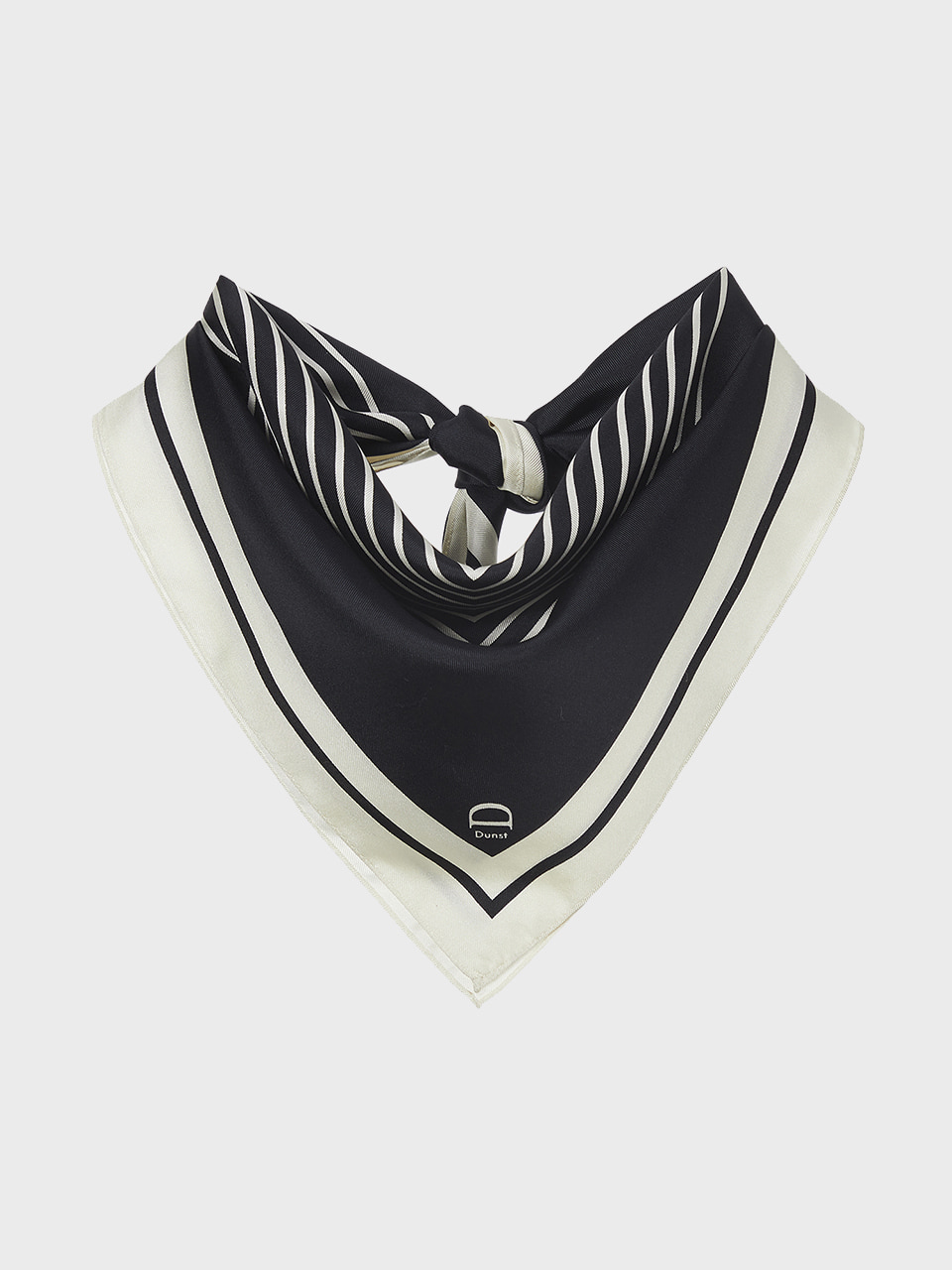 essential silk 100% scarf black