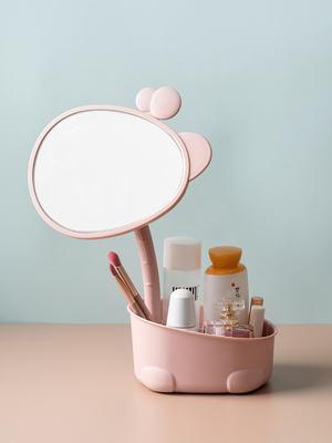 5、有订阅价格-------化妆镜便携桌面镜子梳妆台小镜子学生宿舍家用高级感办公室ins风