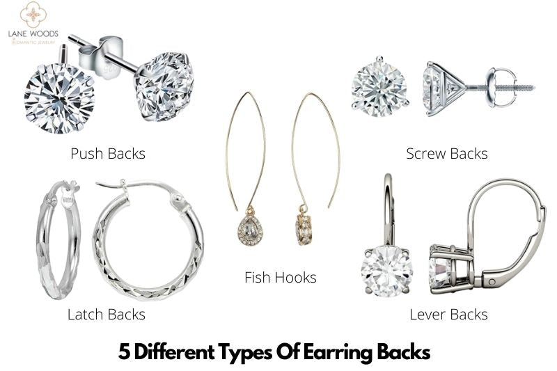 Different Types Of Earring Styles  Backs  Diamonds Factory IE