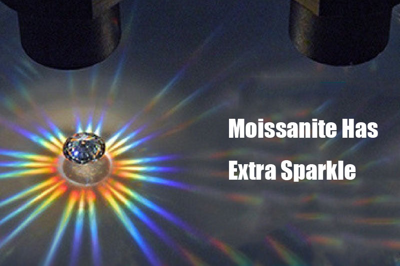 Moissanite Has Extra Sparkle