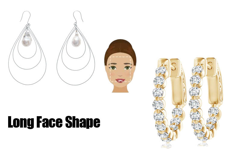 Long on sale face earrings