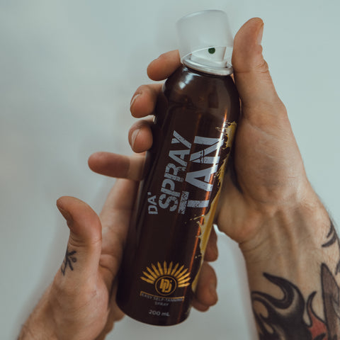 Künstliches Bräunungsspray