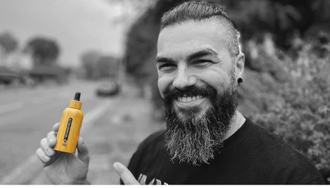 vegan beard oil for men